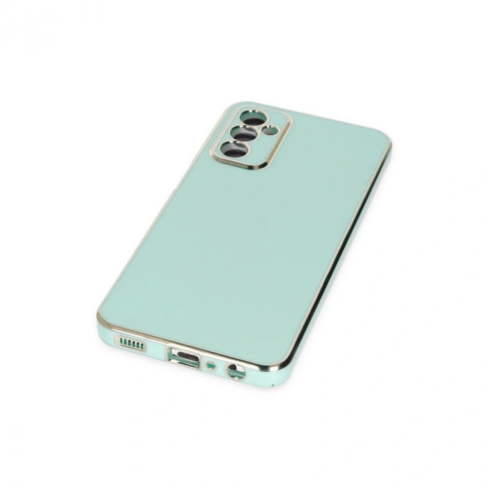 Samsung Galaxy M23 Kılıf Volet Silikon - Açık Yeşil