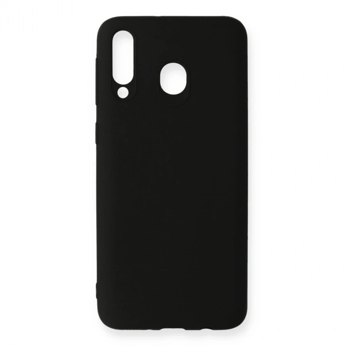 Samsung Galaxy M30 Kılıf First Silikon - Siyah