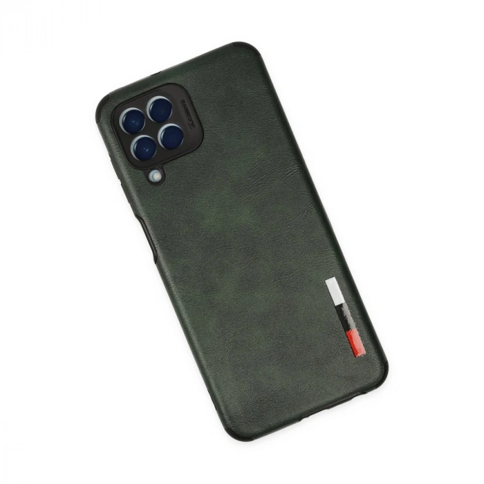 Samsung Galaxy M33 Kılıf Loop Deri Silikon - Yeşil