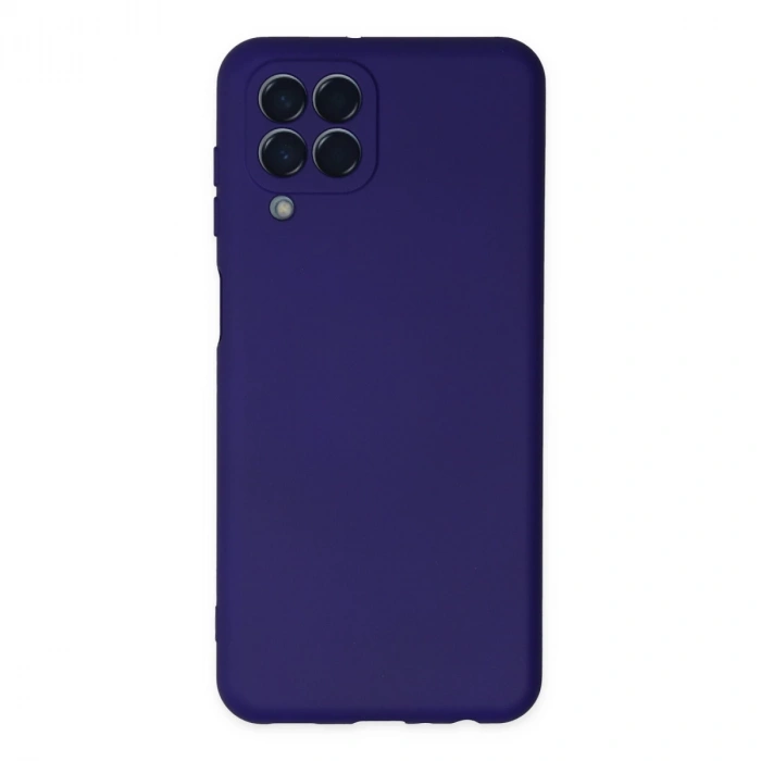 Samsung Galaxy M33 Kılıf Nano İçi Kadife Silikon - Mor