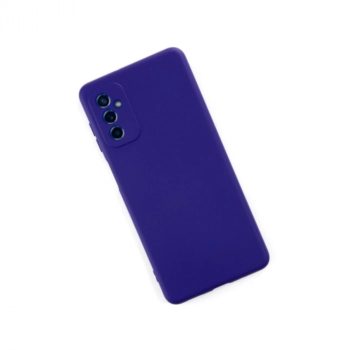 Samsung Galaxy M52 5g Kılıf Nano İçi Kadife Silikon - Mor