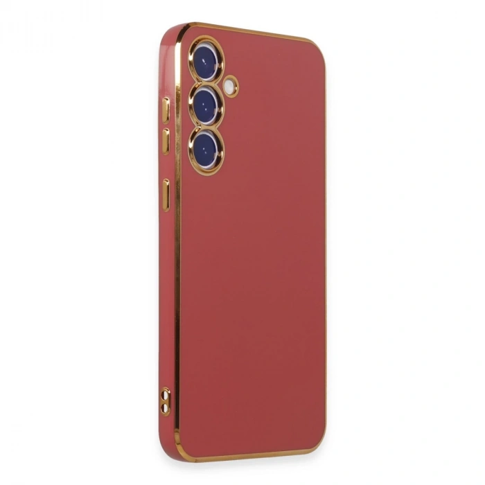 Samsung Galaxy S23 Fe Kılıf Volet Silikon - Kırmızı