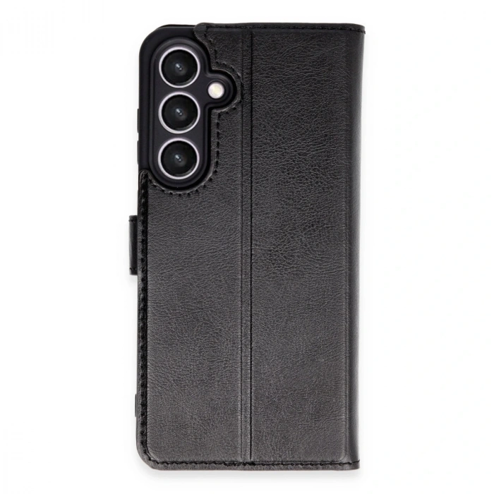 Samsung Galaxy S24 Fe Kılıf Trend S Plus Kapaklı Kılıf - Siyah