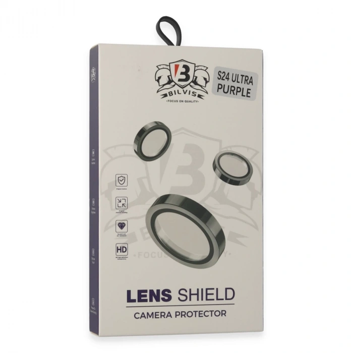 Samsung Galaxy S24 Ultra Bilvis Titan Kamera Lens - Derin Mor