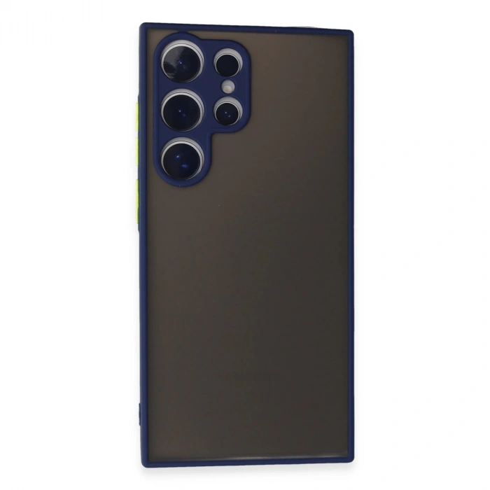 Samsung Galaxy S24 Ultra Kılıf Montreal Silikon Kapak - Lacivert