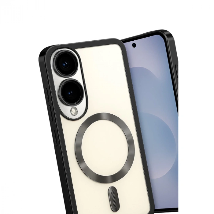 Samsung Galaxy S25 Edge Kross Magneticsafe Kapak - Siyah