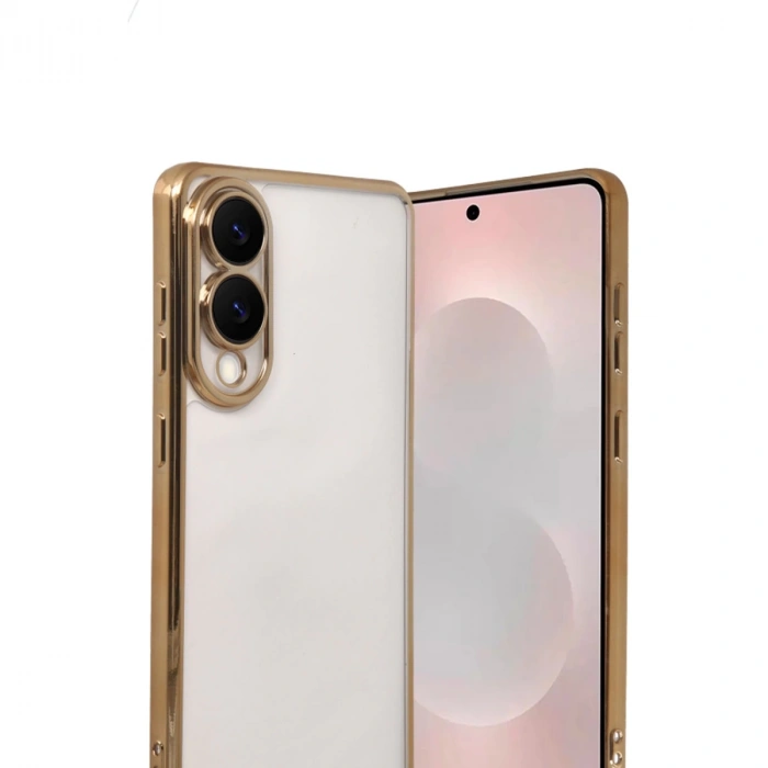 Samsung Galaxy S25 Edge Razer Lensli Silikon - Gold