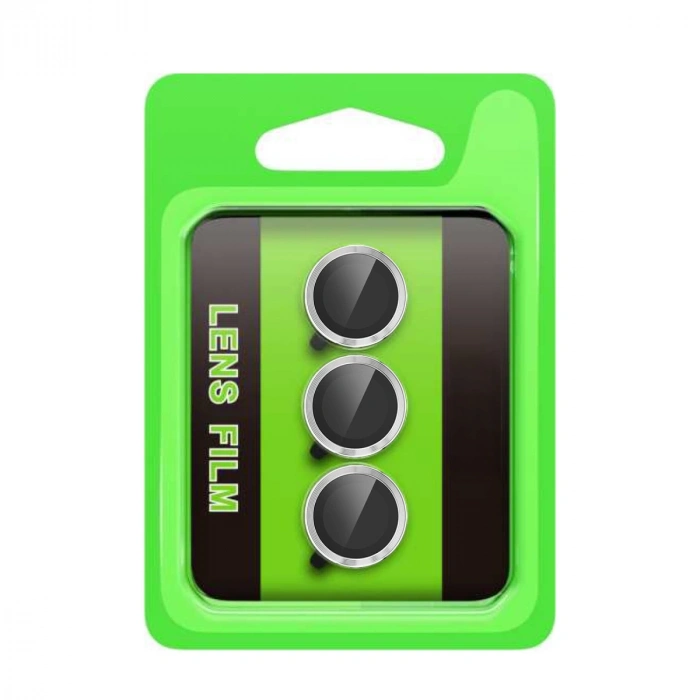 Samsung Galaxy S25 Fe Raze Metal Kamera Lens - Gümüş