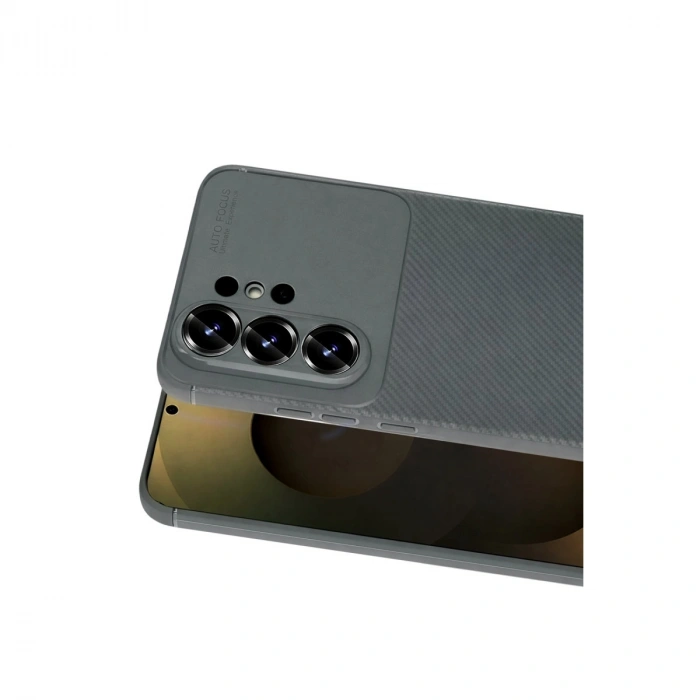 Samsung Galaxy S26 Ultra Auto Focus Karbon Kapak - Gri