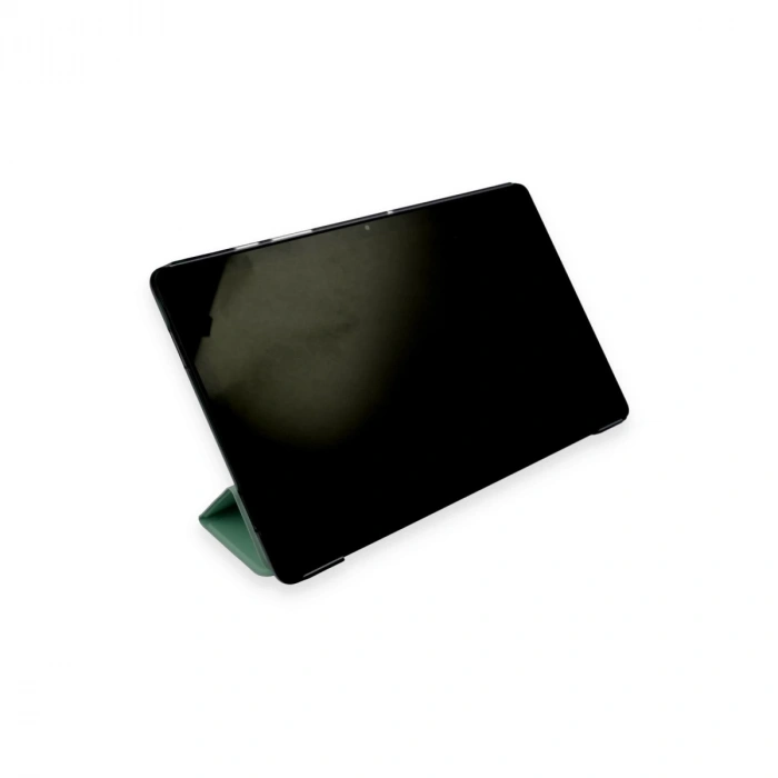 Samsung Galaxy T970 Tab S7 Plus 12.4 Kılıf Tablet Smart Kılıf - Koyu Yeşil