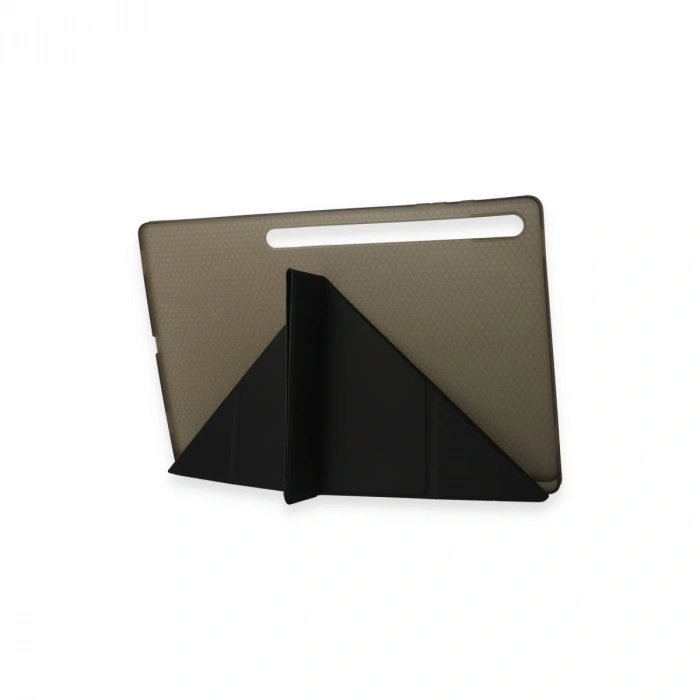 Samsung Galaxy Tab A9 Plus Kılıf Kalemlikli Mars Tablet Kılıfı - Siyah