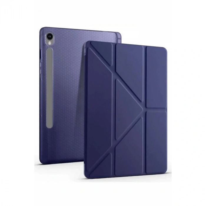Samsung Galaxy Tab S10 Fe Plus 13.1 Kalemlikli Mars Tablet Kılıfı - Lacivert