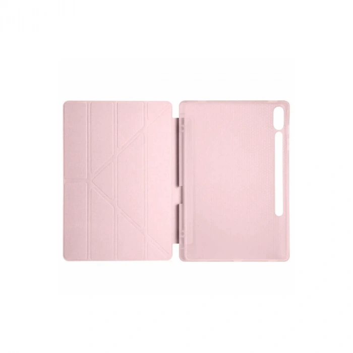 Samsung Galaxy X610 Tab S9 Fe Plus 12.4 Kılıf Kalemlikli Mars Tablet Kılıfı - Rose Gold