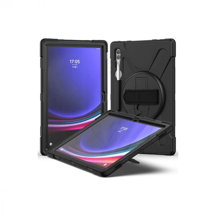 Samsung Galaxy X930 Tab S11 Ultra 14.6 Kılıf Amazing Tablet Kapak - Siyah