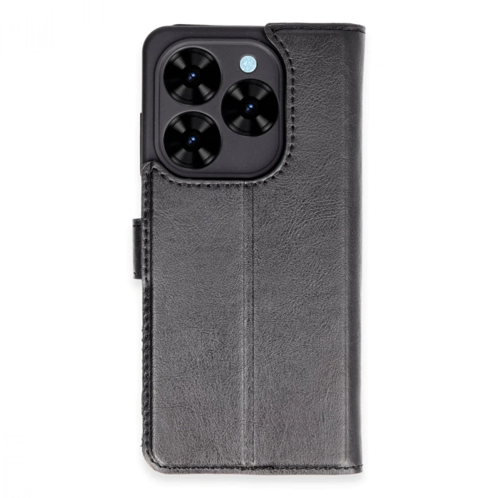 Tecno Spark Go 2024 Kılıf Trend S Plus Kapaklı Kılıf - Siyah