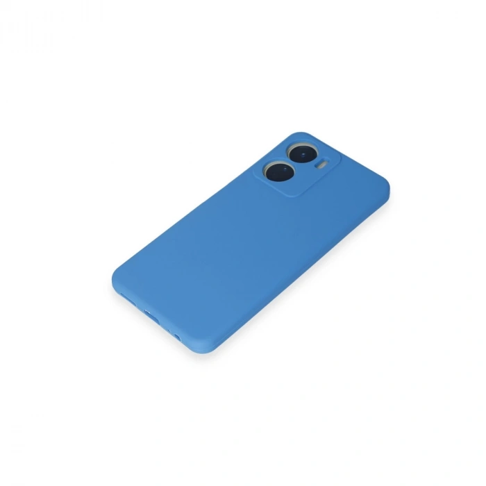 Vivo Y16 Kılıf First Silikon - Mavi