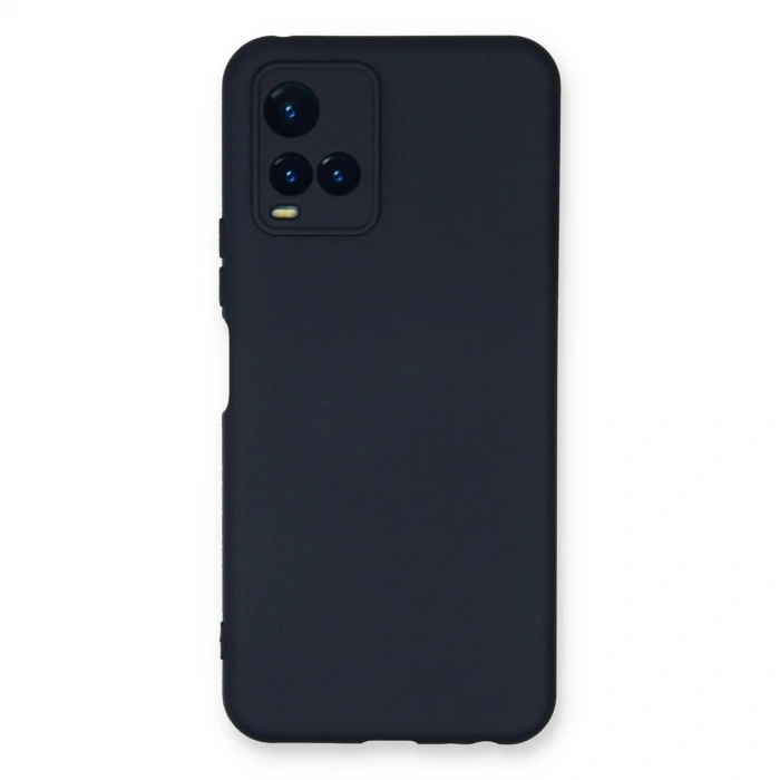 Vivo Y21s Kılıf Nano İçi Kadife Silikon - Lacivert