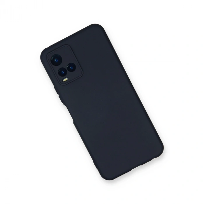 Vivo Y21s Kılıf Nano İçi Kadife Silikon - Lacivert