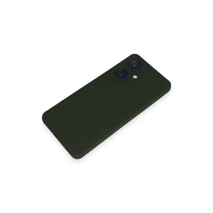 Vivo Y27 Kılıf Nano İçi Kadife Silikon - Koyu Yeşil