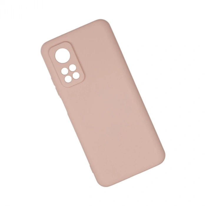 Xiaomi Mi 10t Kılıf Nano İçi Kadife Silikon - Pudra