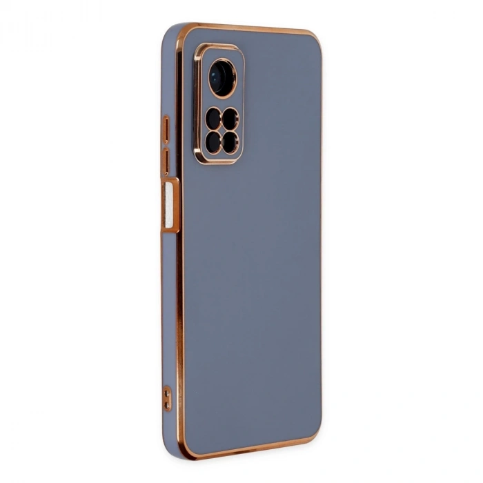 Xiaomi Mi 10t Kılıf Volet Silikon - Mavi