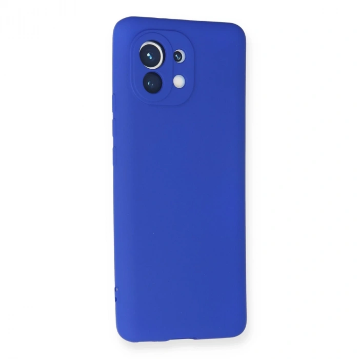 Xiaomi Mi 11 Kılıf First Silikon - Lacivert