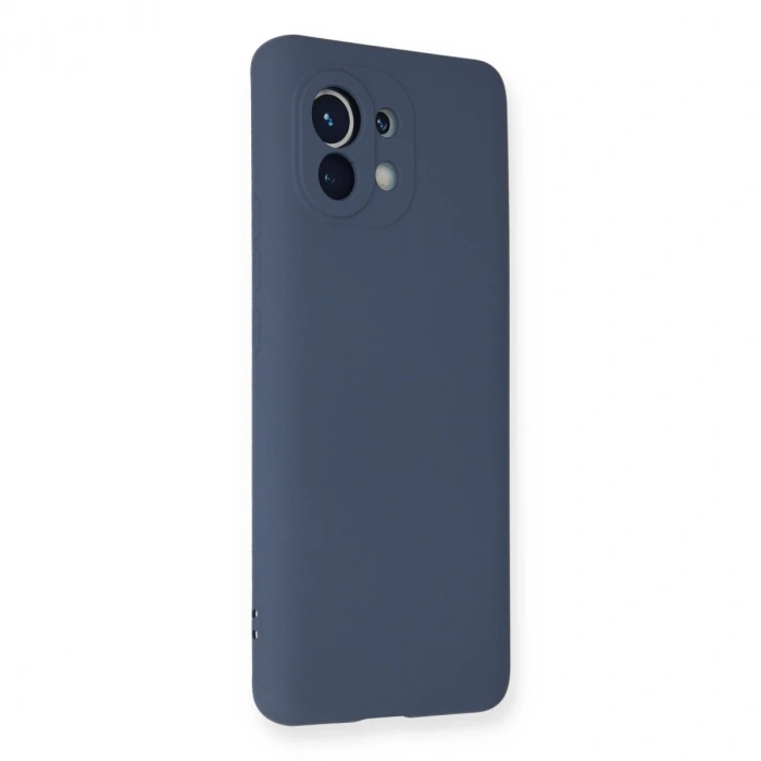 Xiaomi Mi 11 Kılıf Nano İçi Kadife Silikon - Gri