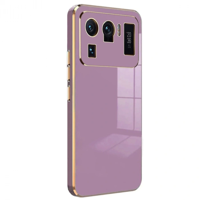 Xiaomi Mi 11 Ultra Kılıf Volet Silikon - Mor