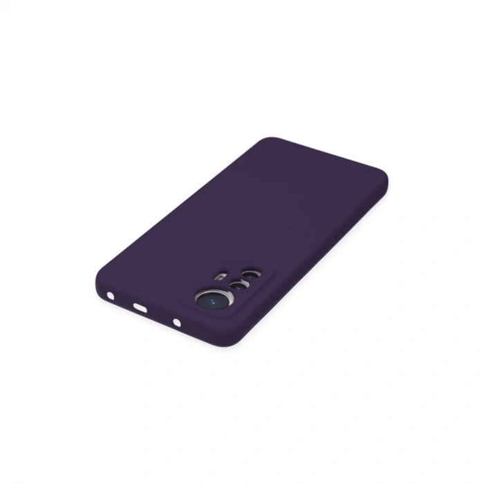 Xiaomi Mi 12 Lite Kılıf Nano İçi Kadife Silikon - Mor