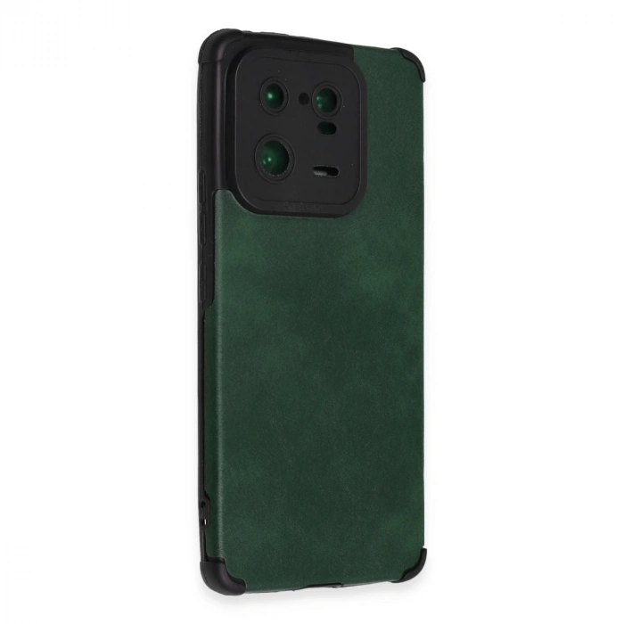Xiaomi Mi 13 Pro Kılıf Loop Deri Silikon - Yeşil
