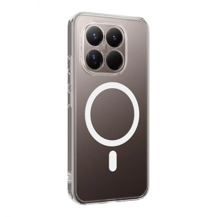 Xiaomi Mi 15t Combo Sert Şeffaf Magsafe Kapak - Şeffaf