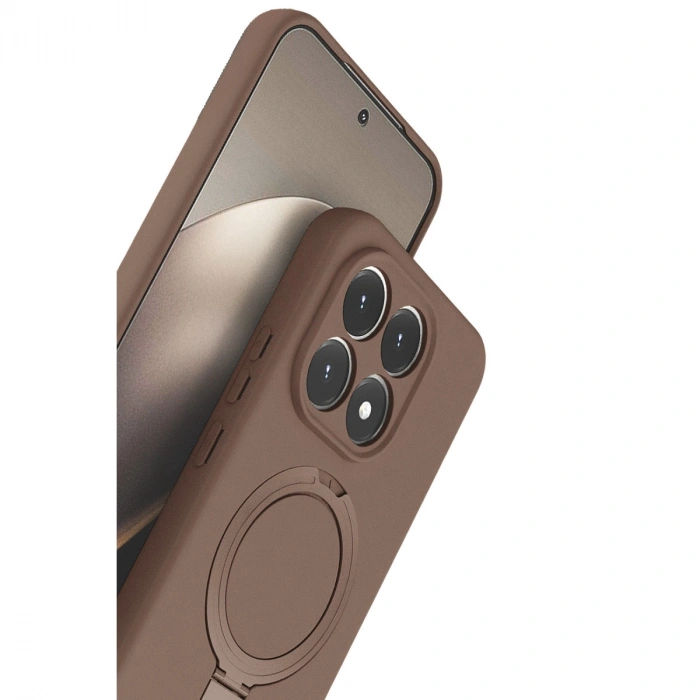 Xiaomi Mi 15t Regal Magsafe Standlı Kapak - Çöl Titanyum