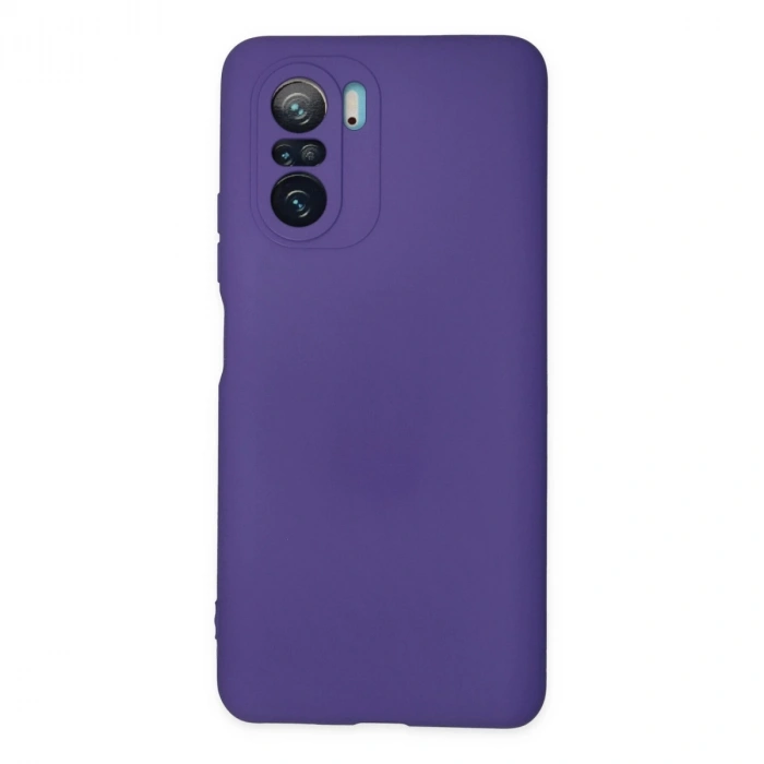 Xiaomi Poco F3 Kılıf Nano İçi Kadife Silikon - Mor