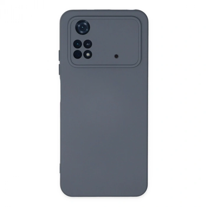 Xiaomi Poco M4 Pro 4g Kılıf Nano İçi Kadife Silikon - Gri