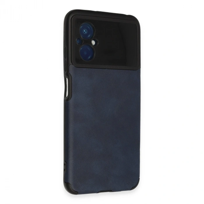 Xiaomi Poco M5 Kılıf Loop Deri Silikon - Lacivert