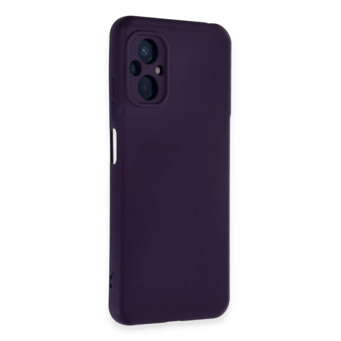 Xiaomi Poco M5 Kılıf Nano İçi Kadife Silikon - Mor