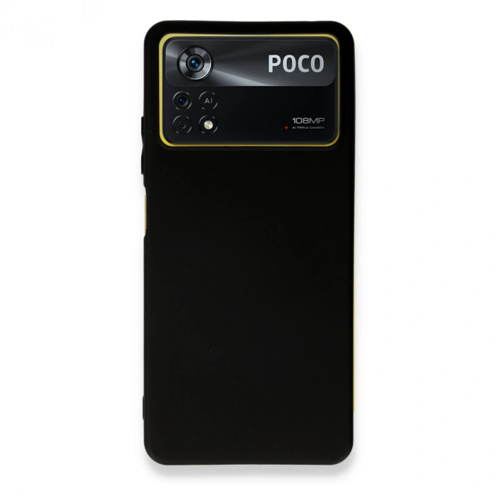 Xiaomi Poco X4 Pro 5g Kılıf First Silikon - Siyah