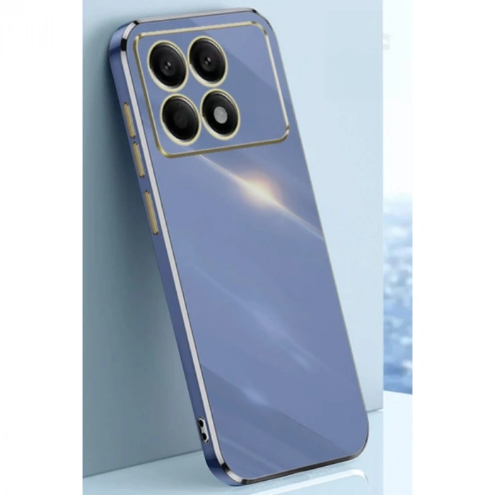 Xiaomi Poco X6 Pro Kılıf Volet Silikon - Mavi