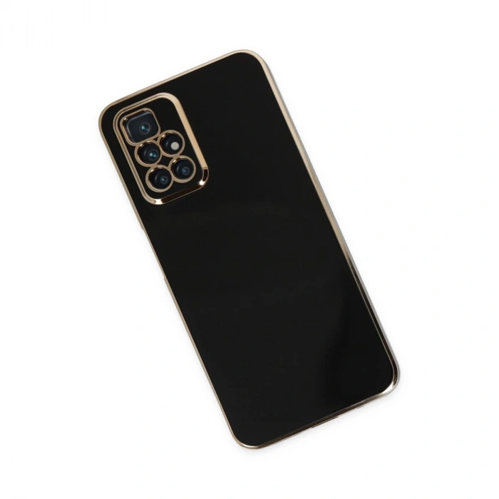 Xiaomi Redmi 10 2022 Kılıf Volet Silikon - Siyah