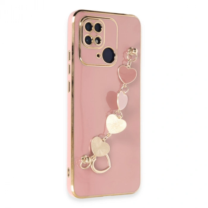 Xiaomi Redmi 10c Kılıf Esila Silikon - Pudra