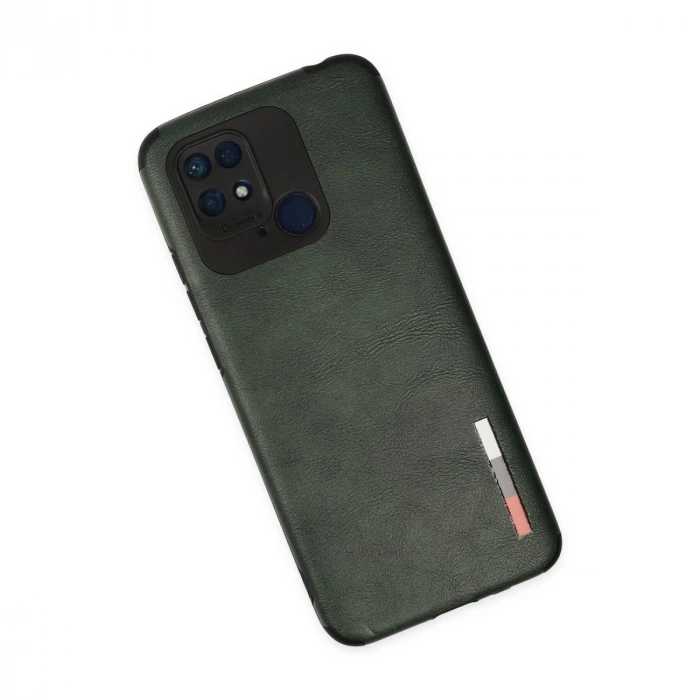 Xiaomi Redmi 10c Kılıf Loop Deri Silikon - Yeşil