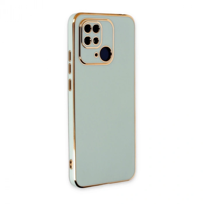 Xiaomi Redmi 10c Kılıf Volet Silikon - Açık Yeşil