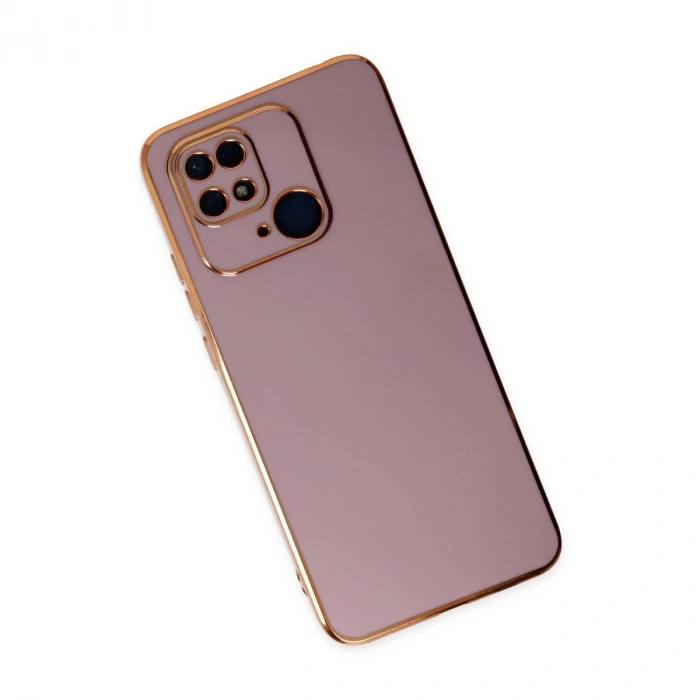 Xiaomi Redmi 10c Kılıf Volet Silikon - Mor