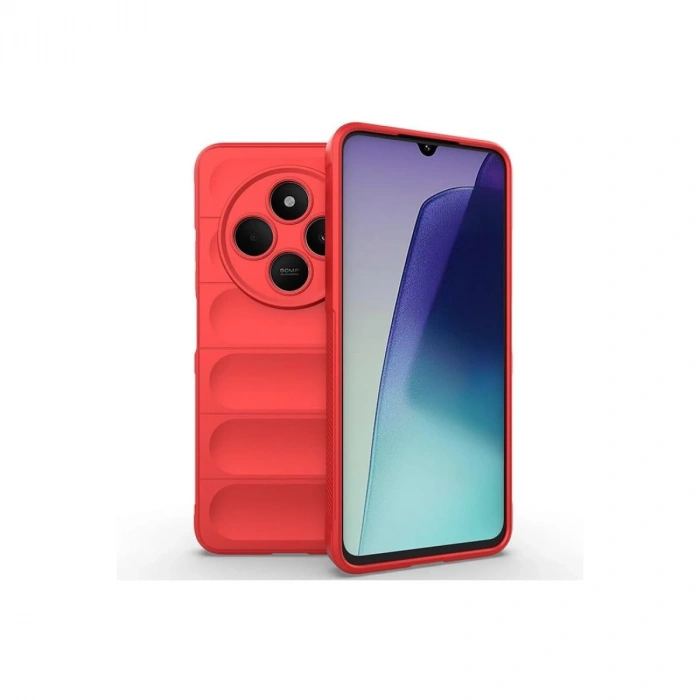 Xiaomi Redmi 14c Kılıf Optimum Silikon - Kırmızı