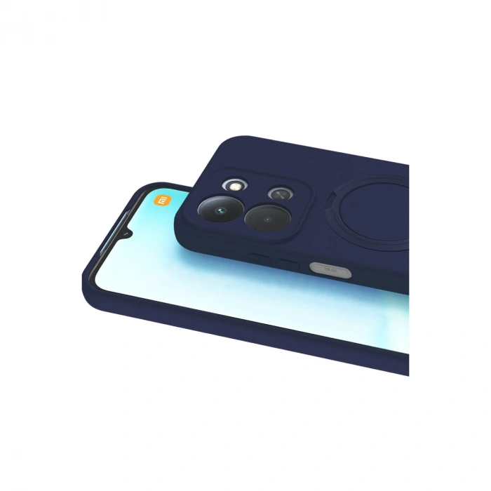 Xiaomi Redmi 15c 4g Regal Magsafe Standlı Kapak - Lacivert