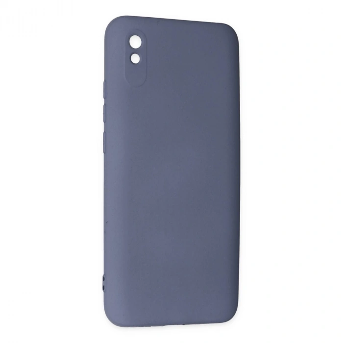 Xiaomi Redmi 9a Kılıf Nano İçi Kadife Silikon - Gri