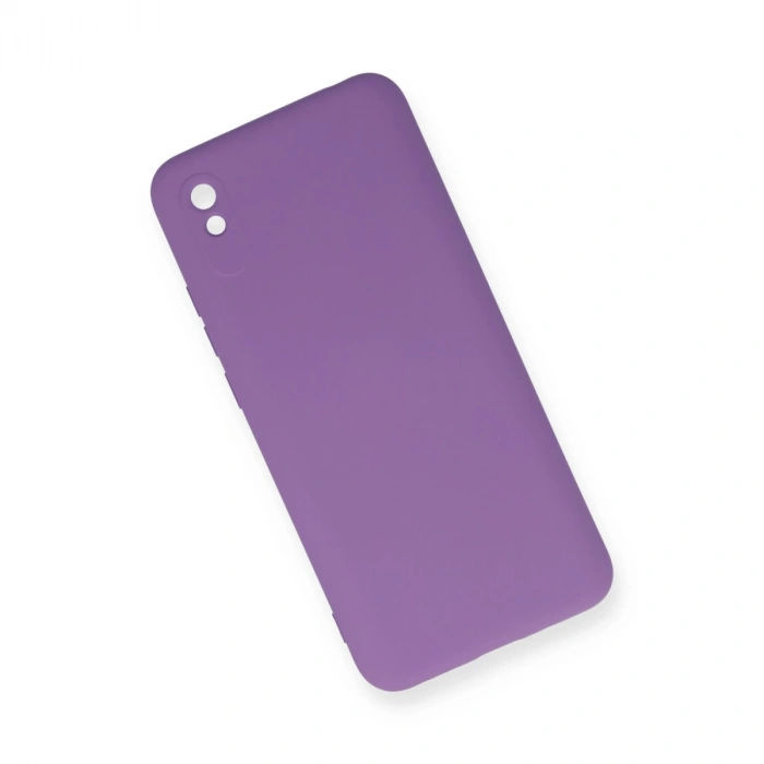 Xiaomi Redmi 9a Kılıf Nano İçi Kadife Silikon - Mor