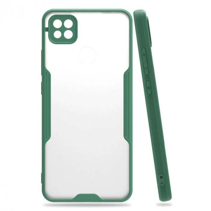 Xiaomi Redmi 9c Kılıf Platin Silikon - Yeşil