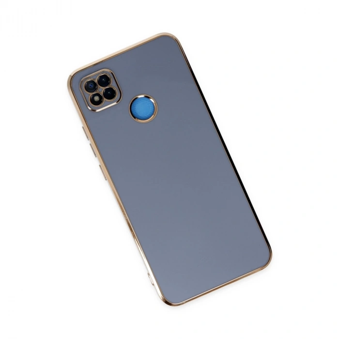 Xiaomi Redmi 9c Kılıf Volet Silikon - Mavi