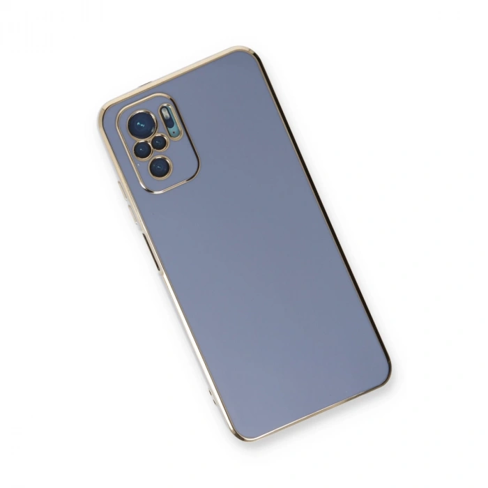 Xiaomi Redmi Note 10 Kılıf Volet Silikon - Mavi